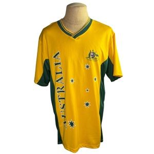 Joey Roo Australia Men’s Short Sleeve Rugby Soccer Cricket Jersey Size XLarge XL